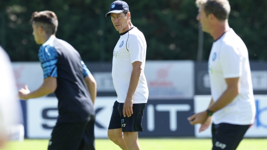 Foto Alessandro Garofalo/LaPresse  15 luglio 2023  Dimaro, Italia - primo giorno di ritiro per la  Ssc Napoli  -  Nella foto: Rudi Garcia allenatore (SSC Napoli);    15 July 2023 Dimaro, Italy - first day of training camp for Ssc Napoli - In the picture:Rudi Garcia coach (SSC Napoli);