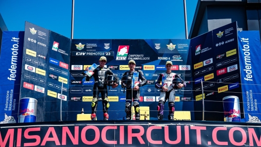 Il podio della Premoto3