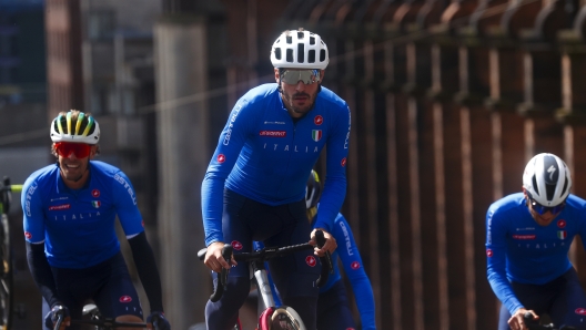 UCI 2023 World Championship Glasgow - Road Race Training - 4/08/2023 - Alberto Bettiol (ITA - EF Education - EasyPost) - photo Luis Angel Gomez/SprintCyclingAgency©2023