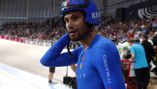 UCI 2023 World Championship Glasgow - Track - Day 2 - Men Elite Team Pursuit - 04/08/2023 - Filippo Ganna (ITA - INEOS Grenadiers) Italy- photo Luca Bettini/SprintCyclingAgency©2023