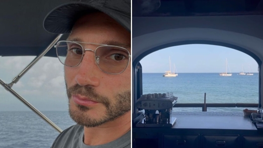 Stefano De Martino in barca con una donna misteriosa