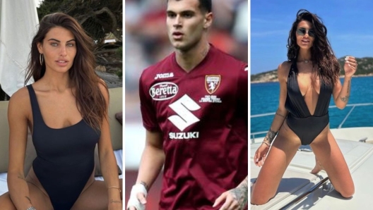 Pietro Pellegri e Carolina Stramare