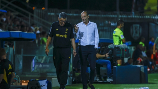 Foto Castaldi/LaPresse 12 Agosto 2023 - Cesena  , Italia - sport, calcio - Juventus vs Atalanta - Amichevole - Stadio Orogel Stadium-Dino Manuzzi Nella foto: Massimiliano Allegri Coach (Juventus)  August 12, 2023 - Cesena , Italy - Sports, Soccer - Juventus vs Atalanta - Friendly match - Orogel Stadium-Dino Manuzzi In the pic: Massimiliano Allegri Coach (Juventus)