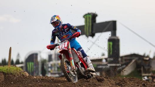 Jorge Prado, vincitore della prima manche in Svezia (foto Mxgp)