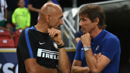 Spalletti e Conte nel 2017