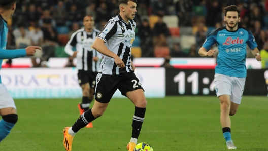 Foto Andrea Bressanutti/LaPresse - 04 maggio 2023 Udine, Italia - Sport, Calcio - Udinese vs Napoli - Campionato italiano di calcio Serie A TIM 2022/2023 - Stadio Friuli. Nella foto: lazar samardzic  Photo Andrea Bressanutti/LaPresse - May  04, 2023 Udine, Italy - Sport, Soccer - Udinese vs Napoli  - Italian Serie A Football Championship 2022/2023 - Friuli Stadium. In the pic: lazar samardzic