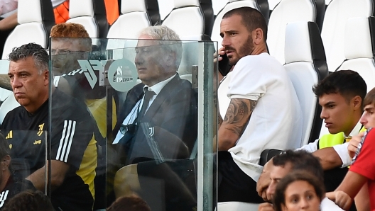 Foto Alberto Gandolfo/LaPresse 9 agosto 2023 -Torino, Italia - sport - Juventus  Vs Juventus Next Gen - Amichevole Pre Stagionale - Allianz Stadium. Nella foto: Leonardo Bonucci (Juventus)   August 09, 2023 Turin, Italy - sport soccer - Juventus  Vs Juventus Next Gen - Pre season match - Allianz Stadium.  In the pic: Leonardo Bonucci (Juventus)