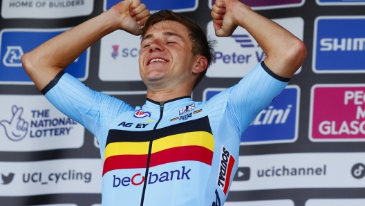 UCI 2023 World Championship Glasgow - Men Elite Individual Time Trial - Stirling - Stirling 47,8 km - 11/08/2023 - Remco Evenepoel (Belgium) - photo Luis Angel Gomez/SprintCyclingAgency©2023