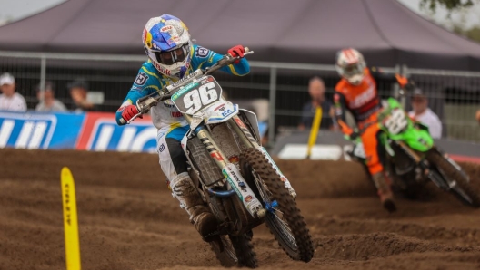 Lucas Coenen  stato protagonista nel GP d'Olanda di MX2 (foto MXGP)