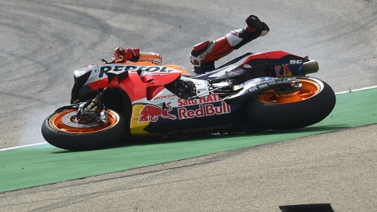 15 Settembre 2019 Alcaniz Aragon (SPA)

Campionato del Mondo MotoGP 2019
MotoGP GP Grand Prix of Aragon

Nella Foto: Sequenza caduta Marc Marquez durante FP2

Foto: A.Giberti/Ciamillo