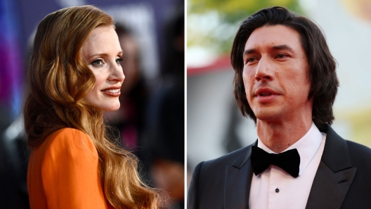 Adam Driver e Jessica Chastain