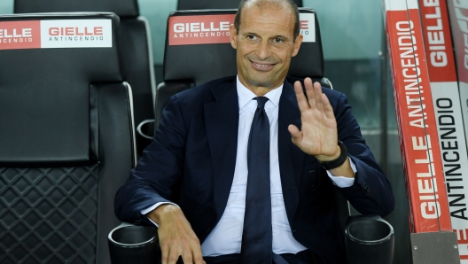 UDINE, ITALY - AUGUST 20: Massimiliano Allegri, Manager of Juventus during the Serie A TIM match between Udinese Calcio and Juventus at Dacia Arena on August 20, 2023 in Udine, Italy. (Photo by Alessandro Sabattini/Getty Images)