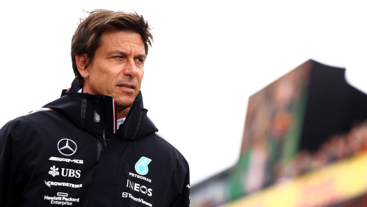 ZANDVOORT, NETHERLANDS - AUGUST 27: Mercedes GP Executive Director Toto Wolff looks on, on the grid prior to the F1 Grand Prix of The Netherlands at Circuit Zandvoort on August 27, 2023 in Zandvoort, Netherlands. (Photo by Mark Thompson/Getty Images)