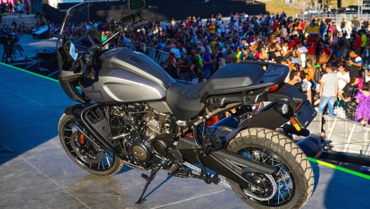 La Harley-Davidson Pan America 1250 Special sul palco