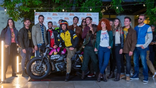 Foto di gruppo finale per i protagonisti della Wheels & Fashion Night