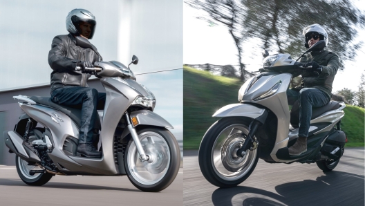 Honda Sh350i vs Piaggio Beverly 300