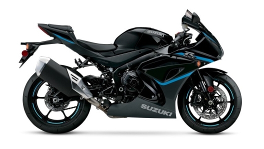 La GSXR-1000 in colorazione 'Metallic Matte Black No. 2/Glass Sparkle Black'