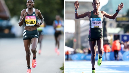 Sheila Chepkirui e Hiwot Gebrekidan