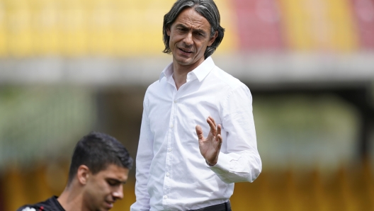 Benevento Calcio?s coach Filippo Inzaghi looks on prior the the Italian Serie A soccer match Benevento Calcio vs FC Crotone at Ciro Vigorito stadium in Benevento, Italy, 16 May 2021. ANSA / MARIO TADDEO