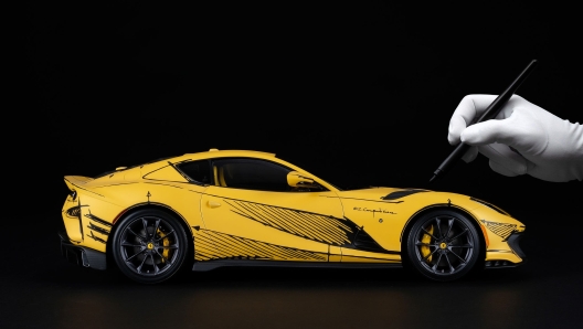 il modello di Ferrari 812 Competizione della Amalgam Colletion