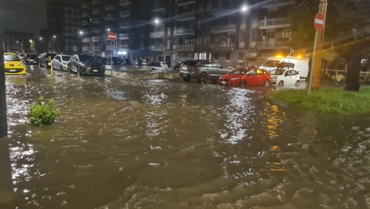 L'esondazione del Seveso nella zona nord di Milano (Foto Facebook Marco Granelli)