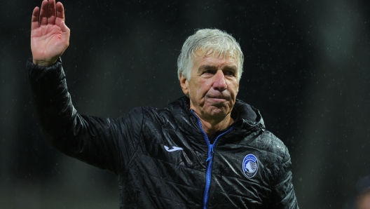 Atalanta's coach Gian Piero Gasperini at the end of the Italian Serie A soccer match Atalanta BC vs FC Internazionale at the Gewiss Stadium in Bergamo, Italy, 4 November 2023. ANSA/MICHELE MARAVIGLIA