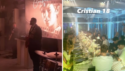 Cristian Totti 18 anni festa compleanno