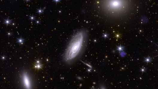 This undated handout obtained on November 2, 2023 from the European Space Agency ESA shows an alternative crop of an astronomical image of galaxies belonging to the Perseus Cluster taken during ESA's Euclid space mission, which is built and operated by the European Space Agency ESA and with contributions from NASA. The first images from Europe's Euclid space telescope were released on November 7, showing a nebula resembling a horse's head, never-before-seen distant galaxies and even "circumstantial evidence" of elusive dark matter. Euclid blasted off in July on the world's first-ever mission aiming to investigate the enduring cosmic mysteries of dark matter and dark energy. It will do so partly by charting one third of the sky -- encompassing a mind-boggling two billion galaxies -- to create what has been billed as the most accurate 3D map of the universe ever. (Photo by Handout / ESA/Euclid/Euclid Consortium/NASA / AFP) / RESTRICTED TO EDITORIAL USE - MANDATORY CREDIT "AFP PHOTO/ESA/EUCLID/EUCLID CONSORTIUM/NASA" - NO MARKETING NO ADVERTISING CAMPAIGNS - DISTRIBUTED AS A SERVICE TO CLIENTS