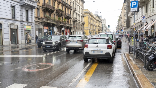 12 Maggio 2023 Milano, Italia  Pista ciclabile di corso Buenos Aires Ermes Beltrami/LaPresse   - Pista Ciclabile di Corso  Buenos Aires - fotografo: Ermes Beltrami