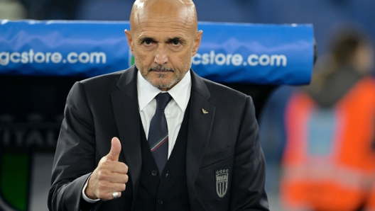 Foto Alfredo Falcone/LaPresse 17 Novembre 2023 Roma (Italia)  sport, calcio - Italia vs Macedonia del Nord - qualificazione Europei 2024 - Stadio Olimpico di Roma. Nella foto: Luciano Spalletti coach (Italia)

November 17, 2023 Rome (Italy) sport, soccer - Italy vs North Macedonia - European qualification 2024 - Olimpic Stadium in Rome. In the pic: Luciano Spalletti coach (Italia)