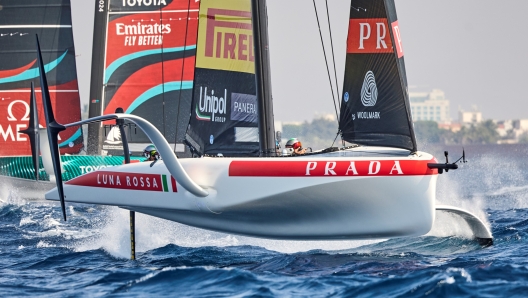 Luna Rossa in acqua a Jeddah