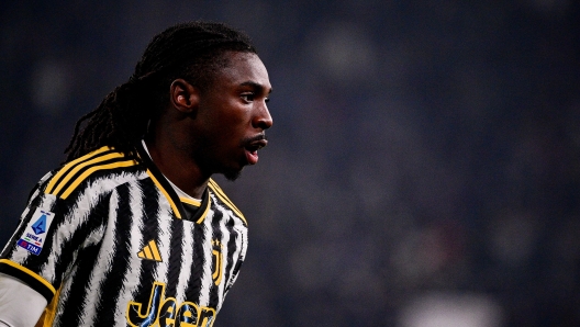 Foto Marco Alpozzi/LaPresse 8 Dicembre 2023 -Torino, Italia - sport - Juventus Vs Napoli - Campionato italiano di calcio Serie A TIM 2023/2024 - Allianz Stadium. Nella foto:   Moise Kean (Juventus FC);   December 8, 2023 Turin, Italy - sport soccer - Juventus Vs Napoli - Italian Football Championship League A TIM 2023/2024  - Allianz Stadium  In the pic: Moise Kean (Juventus FC);