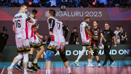 Sir Sicoma Perugia vs Itambé Minas, FINALE FIVB Volleyball Club World Championship presso Koramangala Indoor Stadium Bangalore IN, 10 dicembre 2023. Foto: [riferimento file: 2023-12-10/VOL00316]