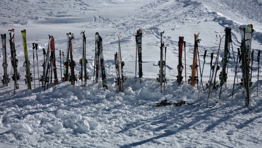 sci bastoni materiale montagna