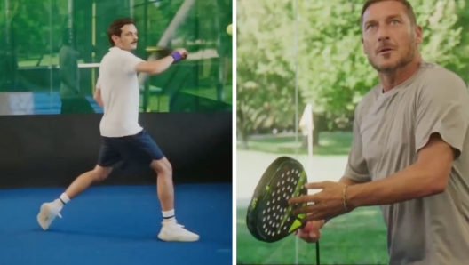 Fabio Rovazzi Padel con Totti