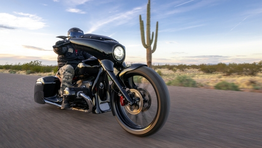 Paul Yaffe’s custom BMW R-18.  Wednesday, December 27, 2023. Photography ©2023 Michael Lichter.