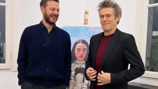 Alessandro Cattelan e Willem Dafoe