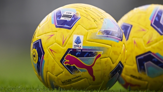 Foto Fabio Ferrari/LaPresse 7 Gennaio 2024 - Torino, Italia - sport, calcio -ESCLUSIVA TORINO FC- Torino Fc vs Napoli - Campionato italiano di calcio Serie A TIM 2023/2024 - Stadio Olimpico Grande Torino.Nella foto:Pallone ufficiale lega serie a   January 7, 2024 Turin, Italy - sport, calcio -EXCLUSIVE TORINO FC- Torino Fc vs Napoli - Italian Serie A Football Championship 2023/2024 -Olimpico Grande Torino Stadium.In the pic:official ball serie a tim