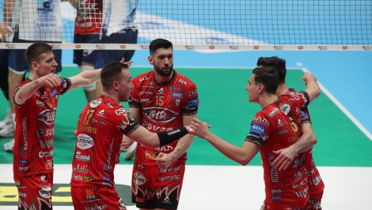 DEL MONTE FINAL FOUR COPPA ITALIA DI SUPERLEGA.
 Finale: Sir Susa Vim Perugia - Mint Vero Volley Monza