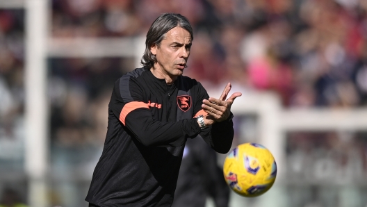 Foto Fabio Ferrari/LaPresse 4 Febbraio 2024 - Torino, Italia - sport, calcio -ESCLUSIVA TORINO FC- Torino Fc vs Salernitana - Campionato italiano di calcio Serie A TIM 2023/2024 - Stadio Olimpico Grande Torino.Nella foto: Filippo Inzaghi (US Salernitana); February 4, 2024 Turin, Italy - sport, calcio -EXCLUSIVE TORINO FC- Torino Fc vs Salernitana - Italian Serie A Football Championship 2023/2024 -Olimpico Grande Torino Stadium.In the pic:Filippo Inzaghi (US Salernitana);