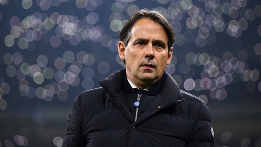 MILAN, ITALY - FEBRUARY 16: Head Coach Simone Inzaghi of FC Internazionale is seen during the Serie A TIM match between FC Internazionale and US Salernitana - Serie A TIM  at Stadio Giuseppe Meazza on February 16, 2024 in Milan, Italy. (Photo by Mattia Ozbot - Inter/Inter via Getty Images)