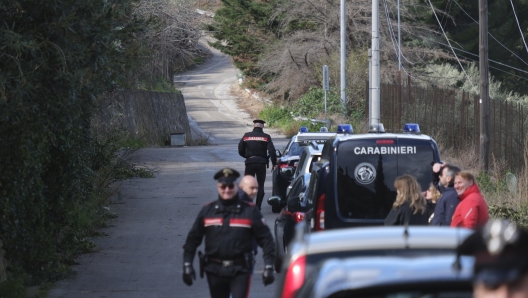 Strage familiare a Altavilla Milicia, 11 febbraio 2024 Palermo. ANSA/IGOR PETYX