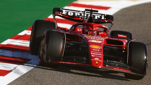 BAHRAIN, BAHRAIN - MARCH 01: Charles Leclerc of Monaco driving the (16) Ferrari SF-24 on track during final practice ahead of the F1 Grand Prix of Bahrain at Bahrain International Circuit on March 01, 2024 in Bahrain, Bahrain. (Photo by Clive Rose/Getty Images)