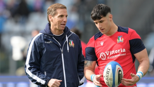 Head Coach Gonzalo Quesada (Italy) during the Six Nations rugby match between Italy and Scotland at the Rome's Olympic stadium, Italy - Saturday, March 9, 2024 - Sport  rugby ( Photo by Alfredo Falcone/LaPresse )