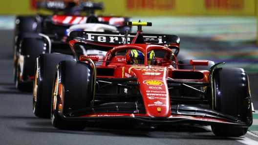 JEDDAH, SAUDI ARABIA - MARCH 09: Oliver Bearman of Great Britain driving the (38) Ferrari SF-24 on track during the F1 Grand Prix of Saudi Arabia at Jeddah Corniche Circuit on March 09, 2024 in Jeddah, Saudi Arabia. (Photo by Clive Rose/Getty Images)