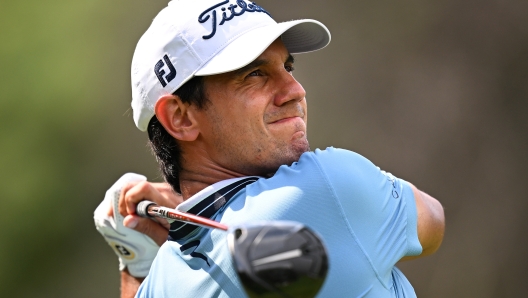 JOHANNESBURG, SOUTH AFRICA - MARCH 10: Matteo Manassero of Italy tees off on the 13th hole during day four of the Jonsson Workwear Open at Glendower Golf Club on March 10, 2024 in Johannesburg, South Africa. (Photo by Stuart Franklin/Getty Images)