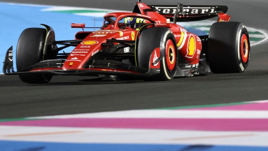 Ferrari's British reserve driver Oliver Bearman competes during the Saudi Arabian Formula One Grand Prix at the Jeddah Corniche Circuit in Jeddah on March 9, 2024. (Photo by JOSEPH EID / AFP)