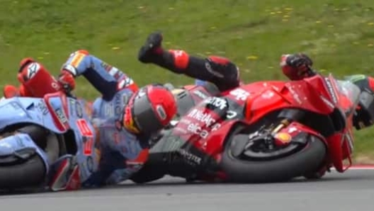 Incidente bagnaia marquez