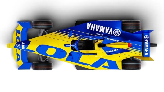 La livrea provvisoria svelata all'annuncio della partnership tra Lola e Yamaha. Formula E