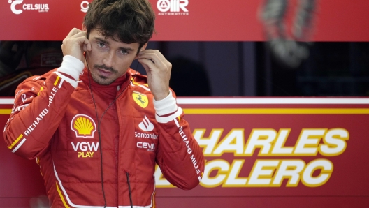 epa11259832 Scuderia Ferrari driver Charles Leclerc of Monaco prepares for the first practice session of the Formula 1 Japanese Grand Prix at the Suzuka International Racing Course in Suzuka, Japan, 05 April 2024. The 2024 Formula 1 Japanese Grand Prix will be held on 07 April.  EPA/FRANCK ROBICHON